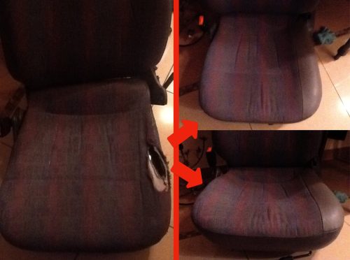 Reparatur und Aufbereitung vom Autosessel